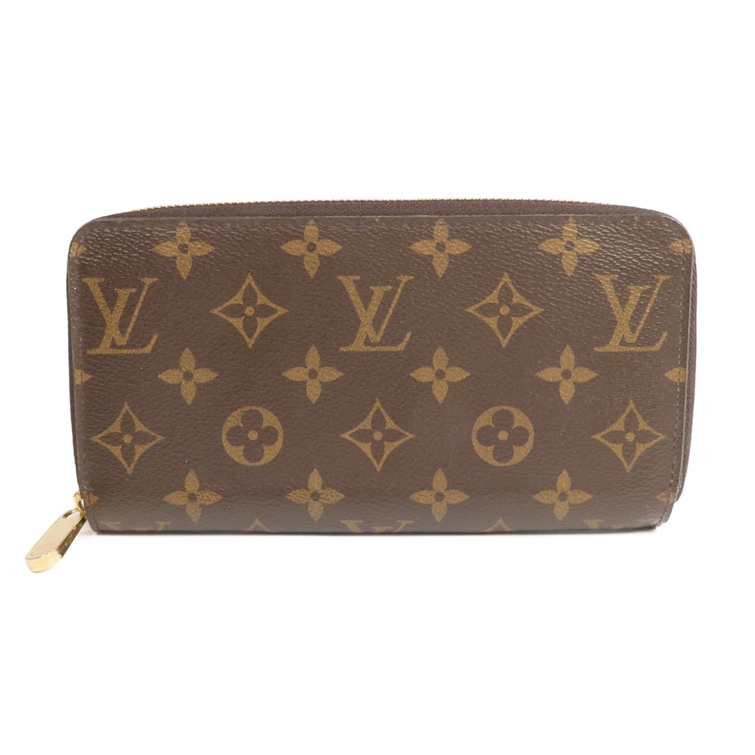 Louis Vuitton Monogram Zippy Long Wallet with Gold Tone Hardware (1 of 15)