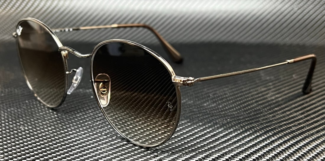 Ray-Ban RB3447N 004 51 Gunmetal Brown Gradient Unisex Sunglasses (1 of 5)