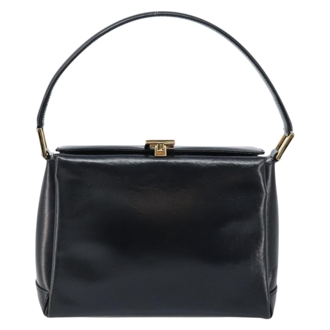 Gucci Black Leather Vintage Convertible Box Crossbody Shoulder Bag (1 of 18)