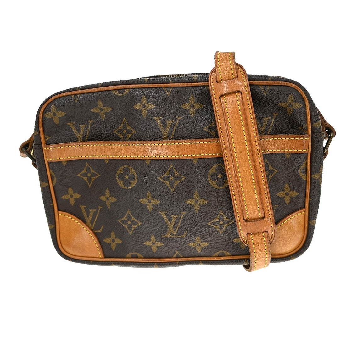 Louis Vuitton Trocadero 24 Monogram Shoulder Bag M51276 Brown Leather Vintage: Louis Vuitton Trocadero 24 Monogram Shoulder Bag M51276 Brown Leather Vintage This Louis Vuitton Trocadero 24 shoulder bag features the iconic monogram pattern and a medium-sized silhouette. Designed
