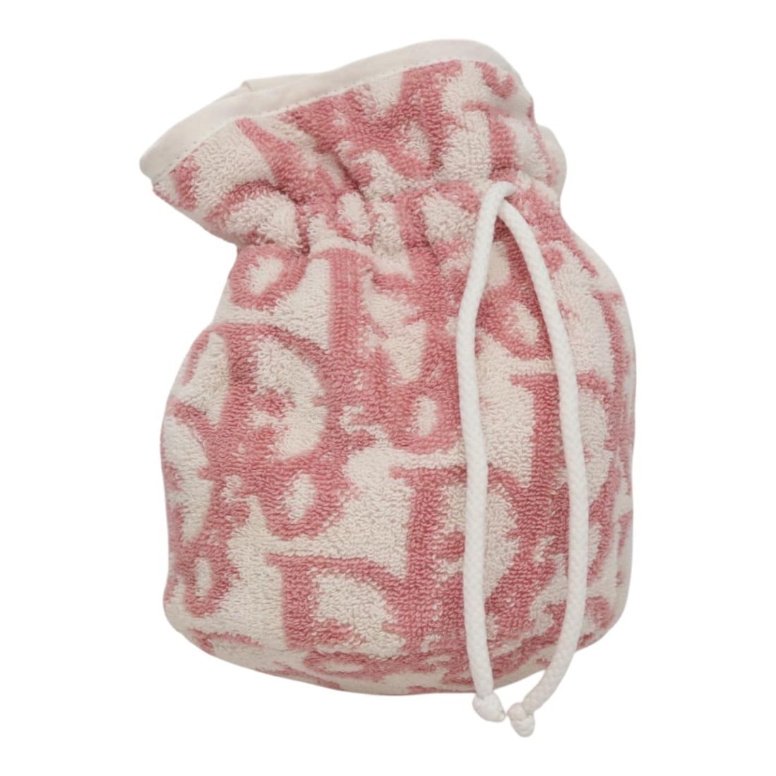 Christian Dior Pink and White Pile Trotter Canvas Women's Handbag (1 of 17)