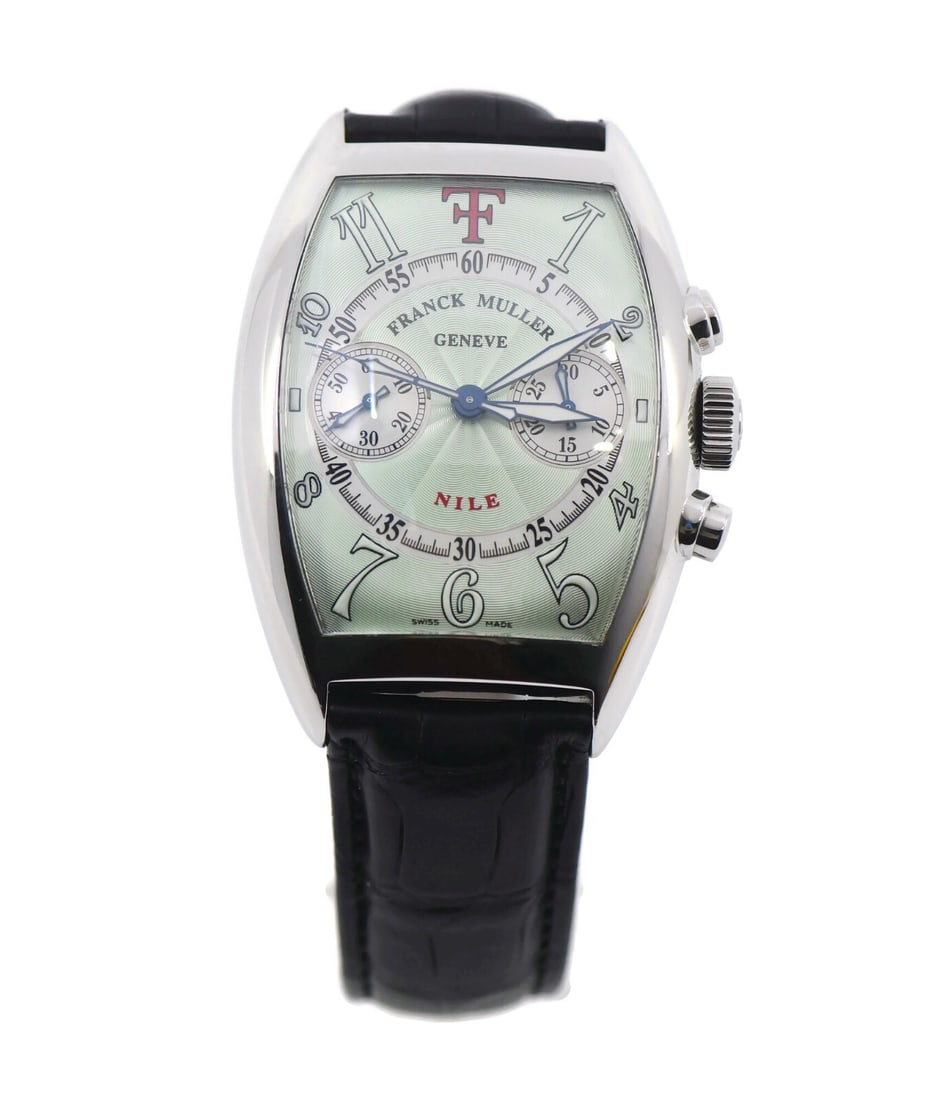 Franck Muller Conquistador Nile Casablance Stainless Steel Chronograph Watch 8880 CC (1 of 5)