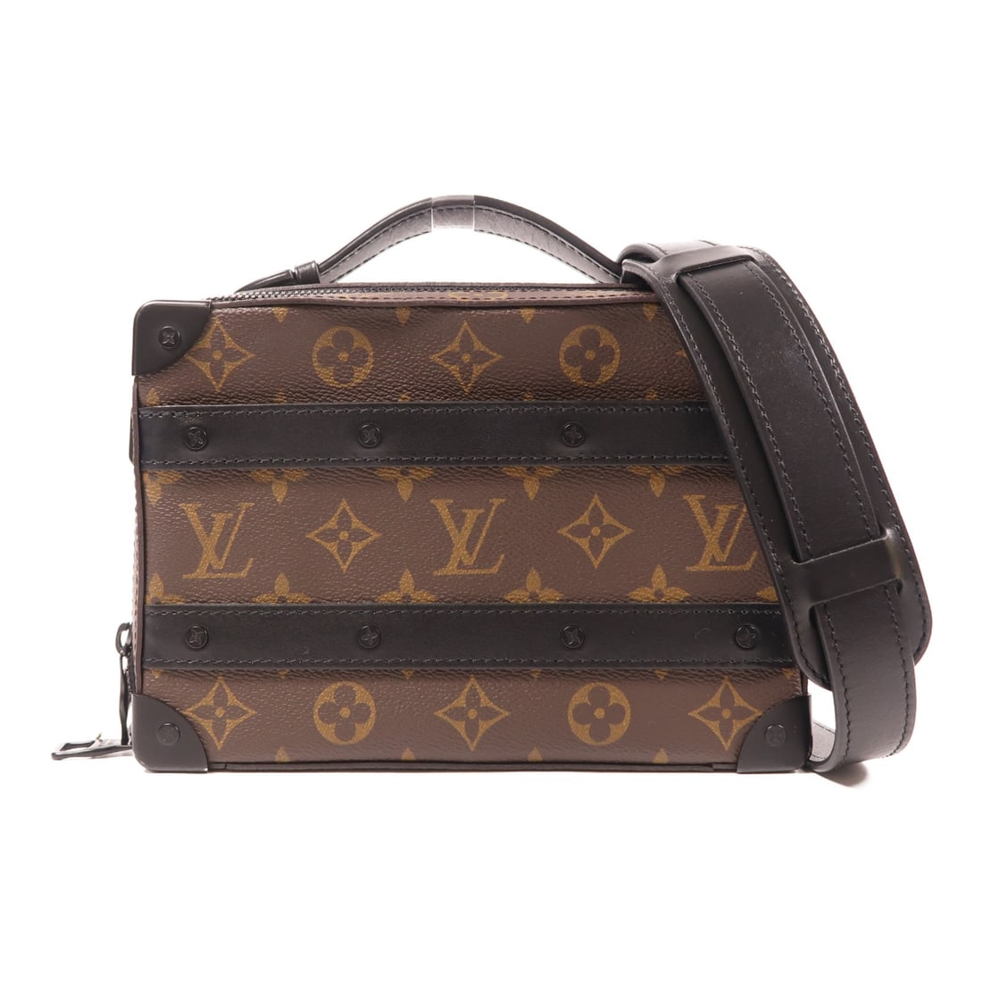 Louis Vuitton Soft Trunk Monogram Brown 2way Shoulder Bag M45935 (1 of 11)