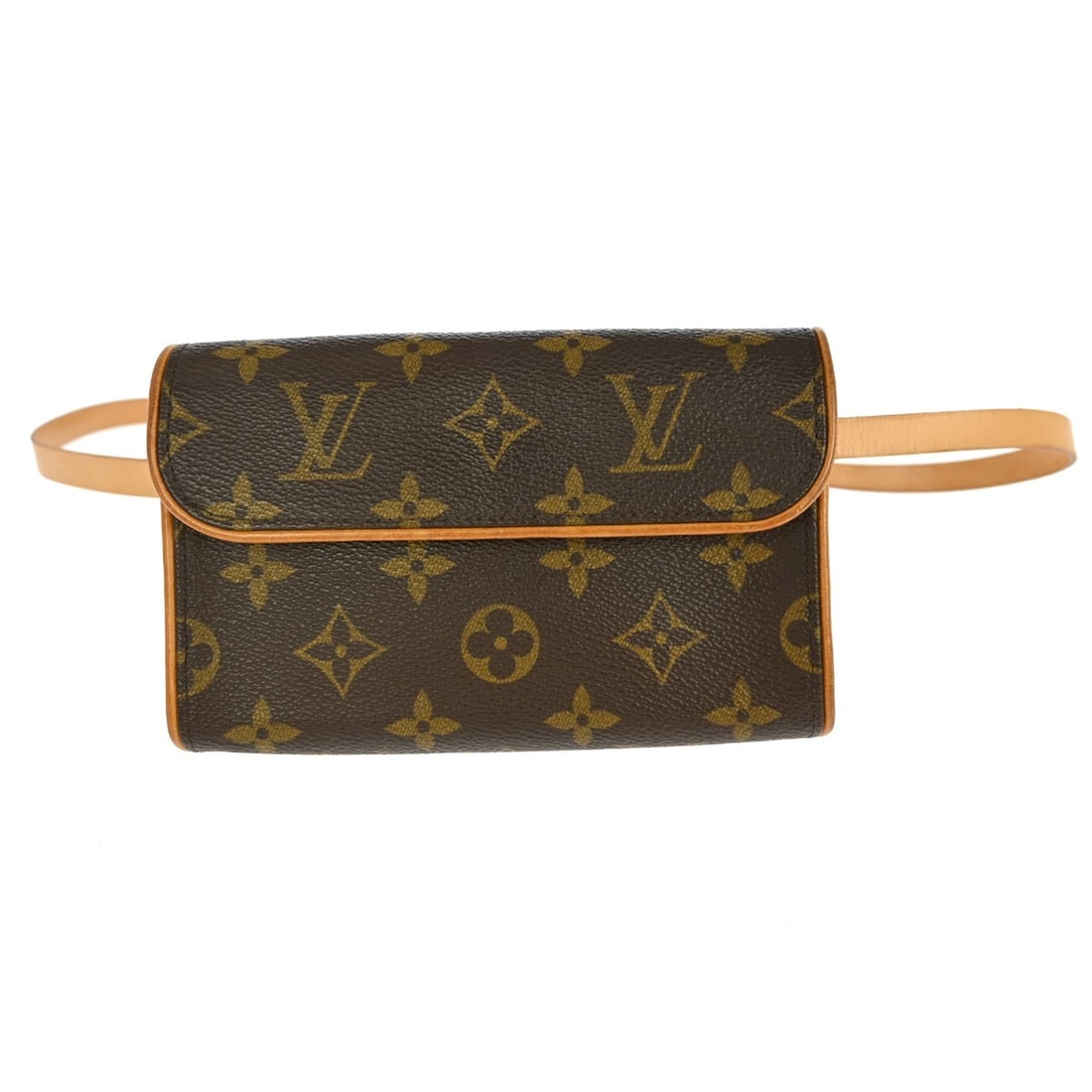Louis Vuitton Pochette Florentine Monogram Canvas Bum Bag M51855: Louis Vuitton Pochette Florentine Monogram Canvas Bum Bag M51855 This Louis Vuitton Pochette Florentine bum bag features the iconic Monogram canvas leather exterior with a brown finish and a magnetic
