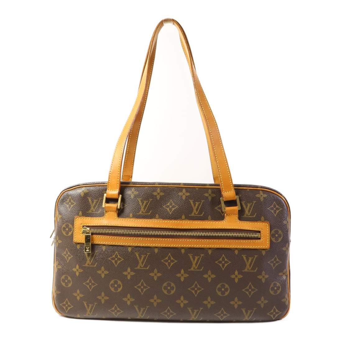 LOUIS VUITTON Cite GM Monogram Shoulder Bag M51181 Brown: LOUIS VUITTON Cite GM Monogram Shoulder Bag M51181 Brown Discover the elegance of the LOUIS VUITTON Cite GM Shoulder Bag, a perfect blend of style and functionality. Crafted from durable PVC coated ca