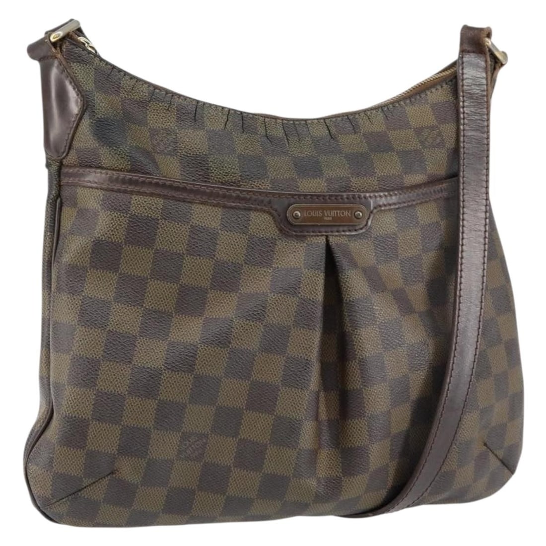 LOUIS VUITTON Damier Ebene Bloomsbury PM Shoulder Bag N42251 Auth (1 of 18)