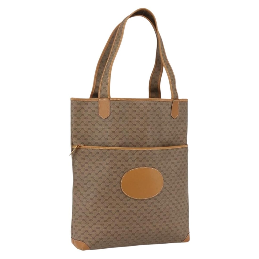 Beige Gold Micro GG Supreme Tote by Gucci PVC Leather 002 39 0054 (1 of 18)