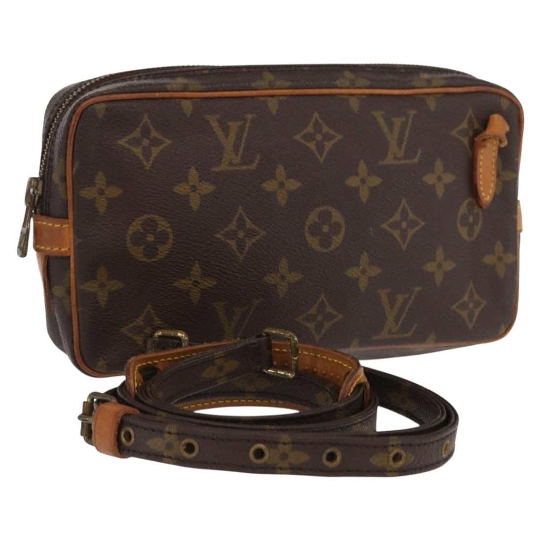 Louis Vuitton Marly Bandouliere Monogram Canvas Shoulder Bag M51828 (1 of 18)