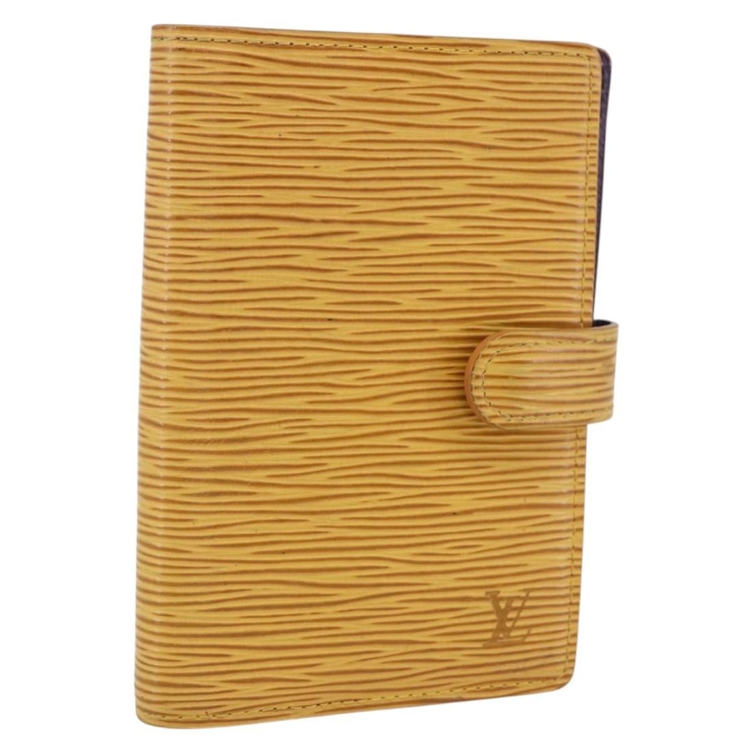 Yellow Epi Leather Agenda PM Day Planner by Louis Vuitton R20059: Yellow Epi Leather Agenda PM Day Planner by Louis Vuitton R20059 This Louis Vuitton Epi Agenda PM Day Planner Cover features yellow Epi leather and is designed for organizing daily schedules. The cove