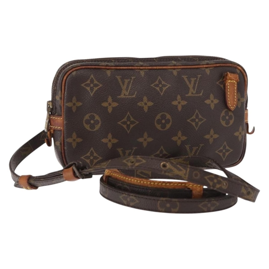 LOUIS VUITTON Monogram Marly Bandouliere Shoulder Bag M51828 Auth: LOUIS VUITTON Monogram Marly Bandouliere Shoulder Bag M51828 Auth Introducing the Louis Vuitton Monogram Marly Bandouliere Shoulder Bag, a timeless accessory crafted in France. This stylish shoulder b