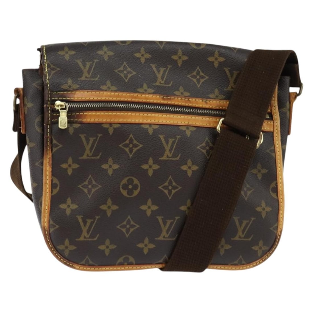 LOUIS VUITTON Monogram Messenger Shoulder Bag M40106 Auth: LOUIS VUITTON Monogram Messenger Shoulder Bag M40106 Auth This authentic LOUIS VUITTON Monogram Messenger Bosphore PM Shoulder Bag (M40106) is a stylish accessory for everyday use. Crafted from durabl