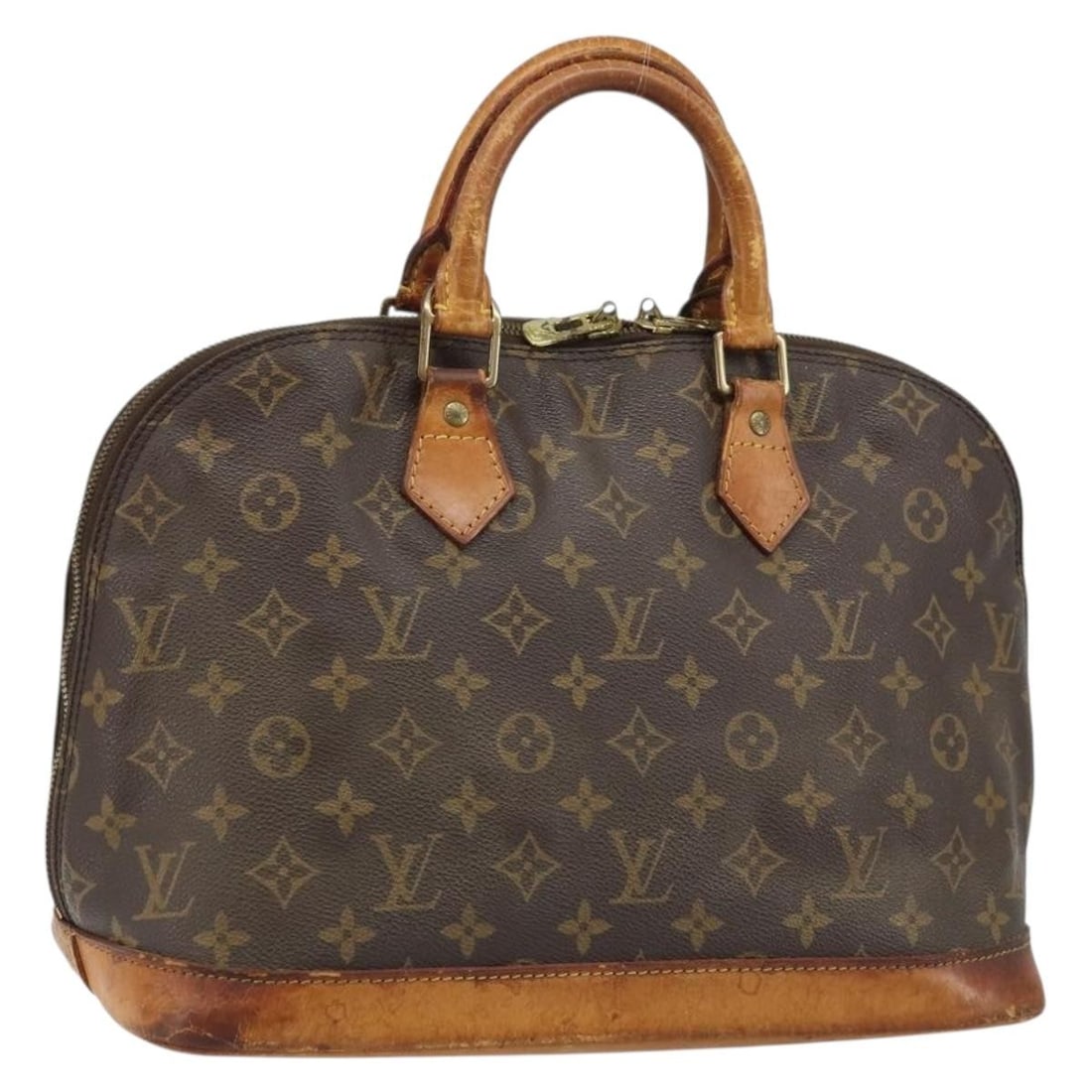 Louis Vuitton Alma Monogram Canvas Handbag M51130 USA Made: Louis Vuitton Alma Monogram Canvas Handbag M51130 USA Made This is a Louis Vuitton Monogram Alma hand bag, crafted from signature monogram canvas with a classic monogram color scheme. The bag is desig