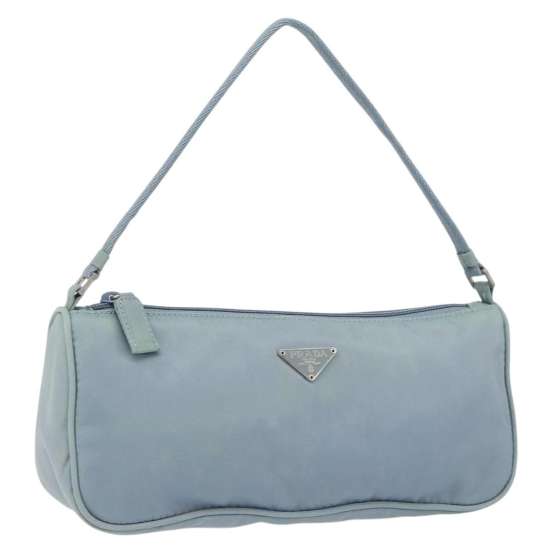 PRADA Light Blue Nylon Accessory Pouch Authentic 151268 (1 of 18)