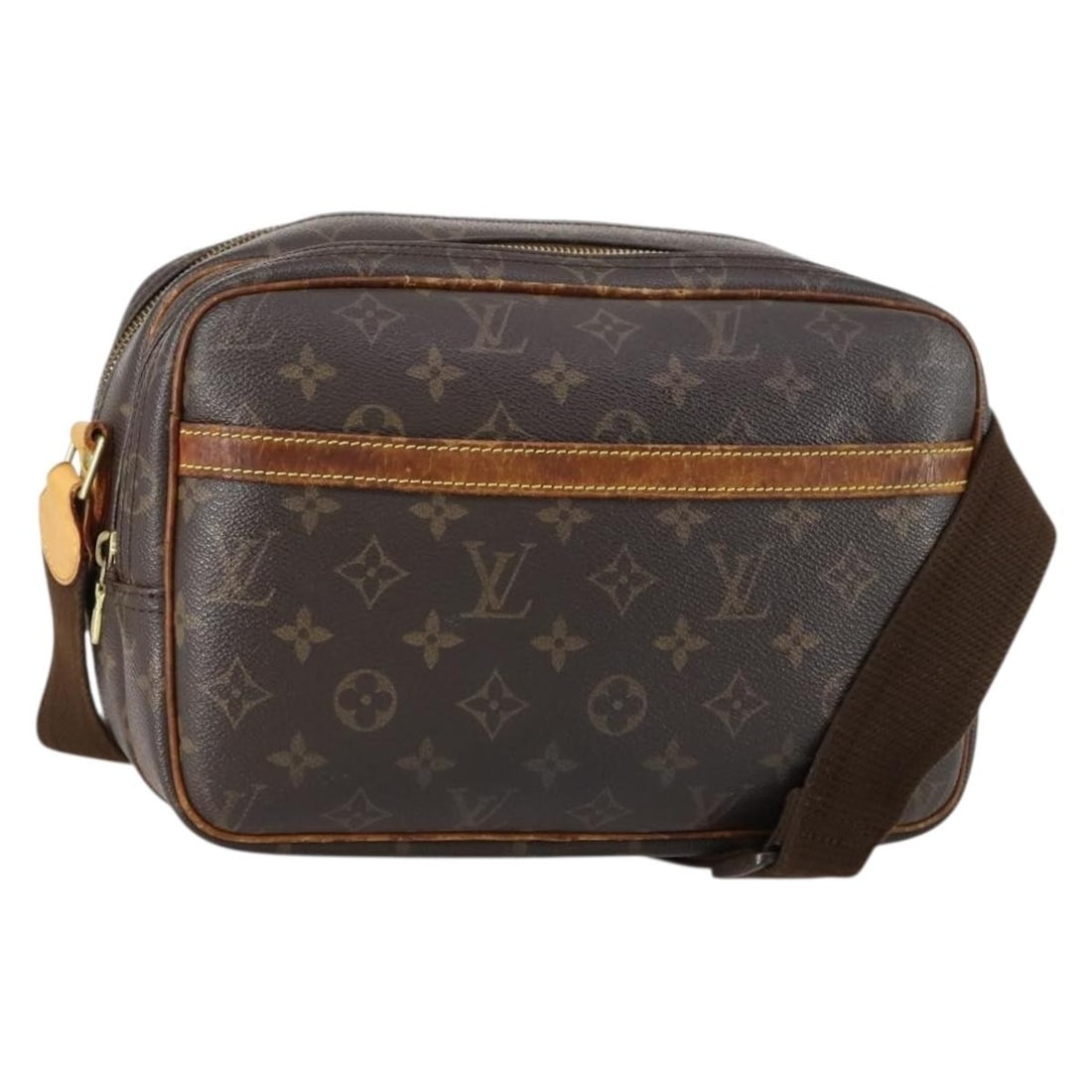 LOUIS VUITTON Monogram Reporter PM Shoulder Bag M45254 Auth: LOUIS VUITTON Monogram Reporter PM Shoulder Bag M45254 Auth This LOUIS VUITTON Monogram Reporter PM Shoulder Bag is an iconic accessory, crafted in France from durable Monogram Canvas. The stylish sho