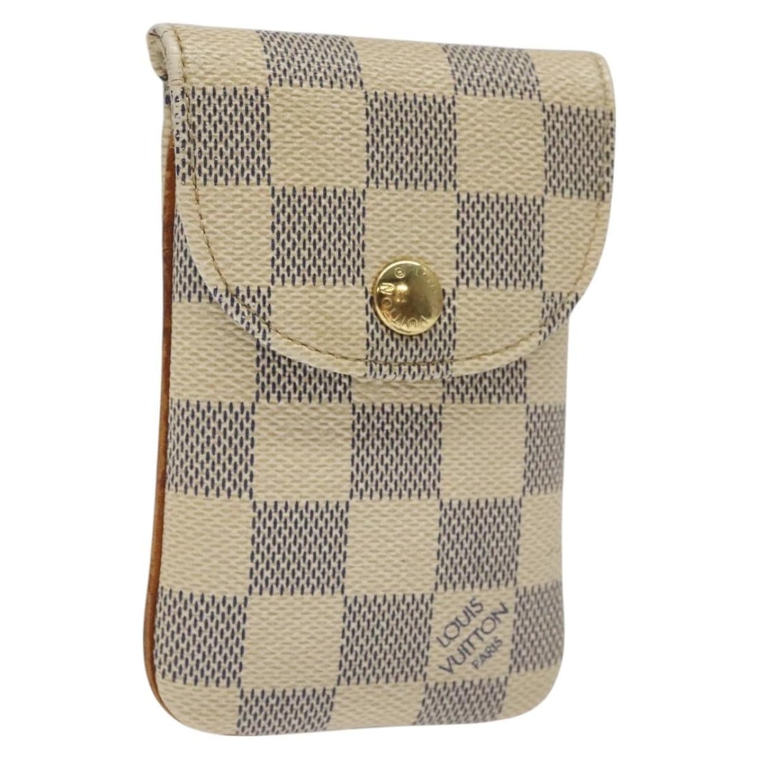 Damier Azur Canvas Cell Phone Holder by Louis Vuitton N60026 (1 of 18)