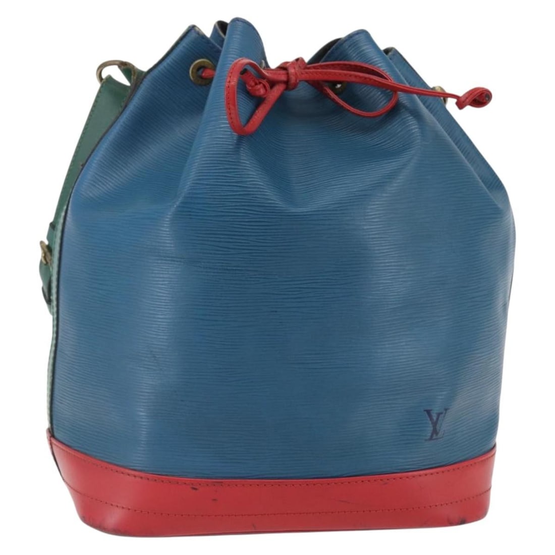 LOUIS VUITTON Epi Toriko Shoulder Bag Red Blue Green M44084 Auth (1 of 18)