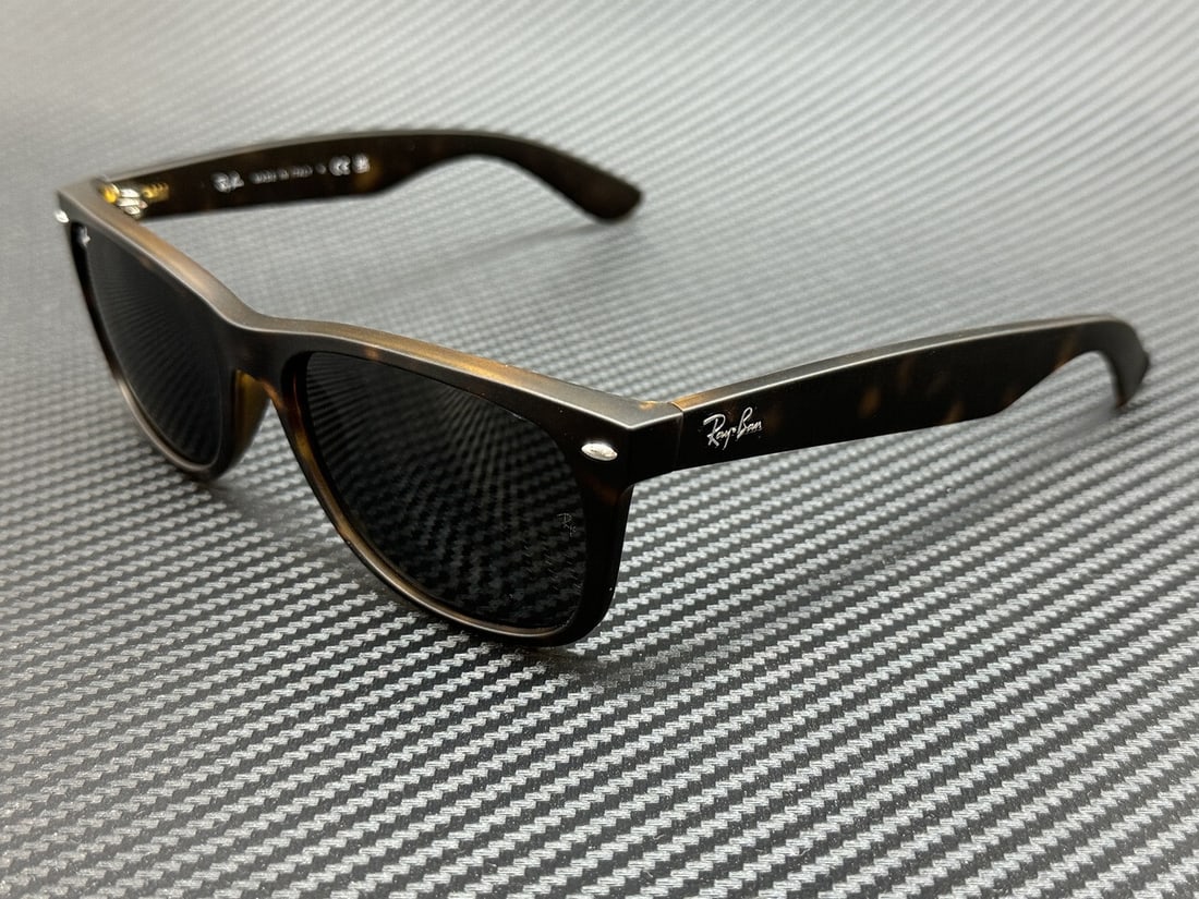 Ray-Ban RB2132 865 B1 Rubber Havana Dark Grey Sunglasses with Box and Certificate: Ray-Ban RB2132 865 B1 Rubber Havana Dark Grey Sunglasses with Box and Certificate Elevate your style with these Ray-Ban RB2132 865 B1 Rubber Havana sunglasses. Designed for a unisex fit, these sunglas