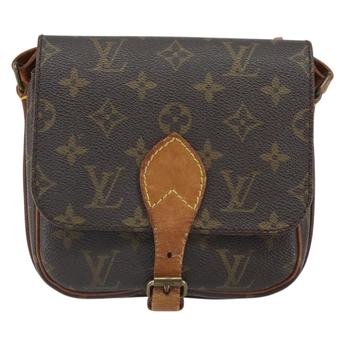 Louis Vuitton Monogram Canvas Cartouchiere Shoulder Bag 17cm: Louis Vuitton Monogram Canvas Cartouchiere Shoulder Bag 17cm This Louis Vuitton Cartouchiere handbag is crafted from brown monogram canvas designed for female users. It measures 17cm x 15cm x 5cm and