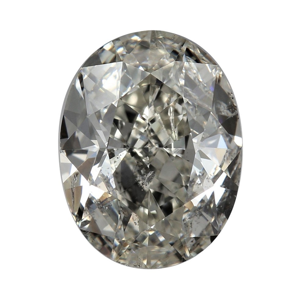 GIA Certified 4.01 Carat Oval Cut Diamond K SI2: GIA Certified 4.01 Carat Oval Cut Diamond K SI2 Presenting a stunning GIA Certified 4.01 Carat Oval Cut Diamond, featuring a pristine K color grade and SI2 clarity grade. The diamond showcases a moder