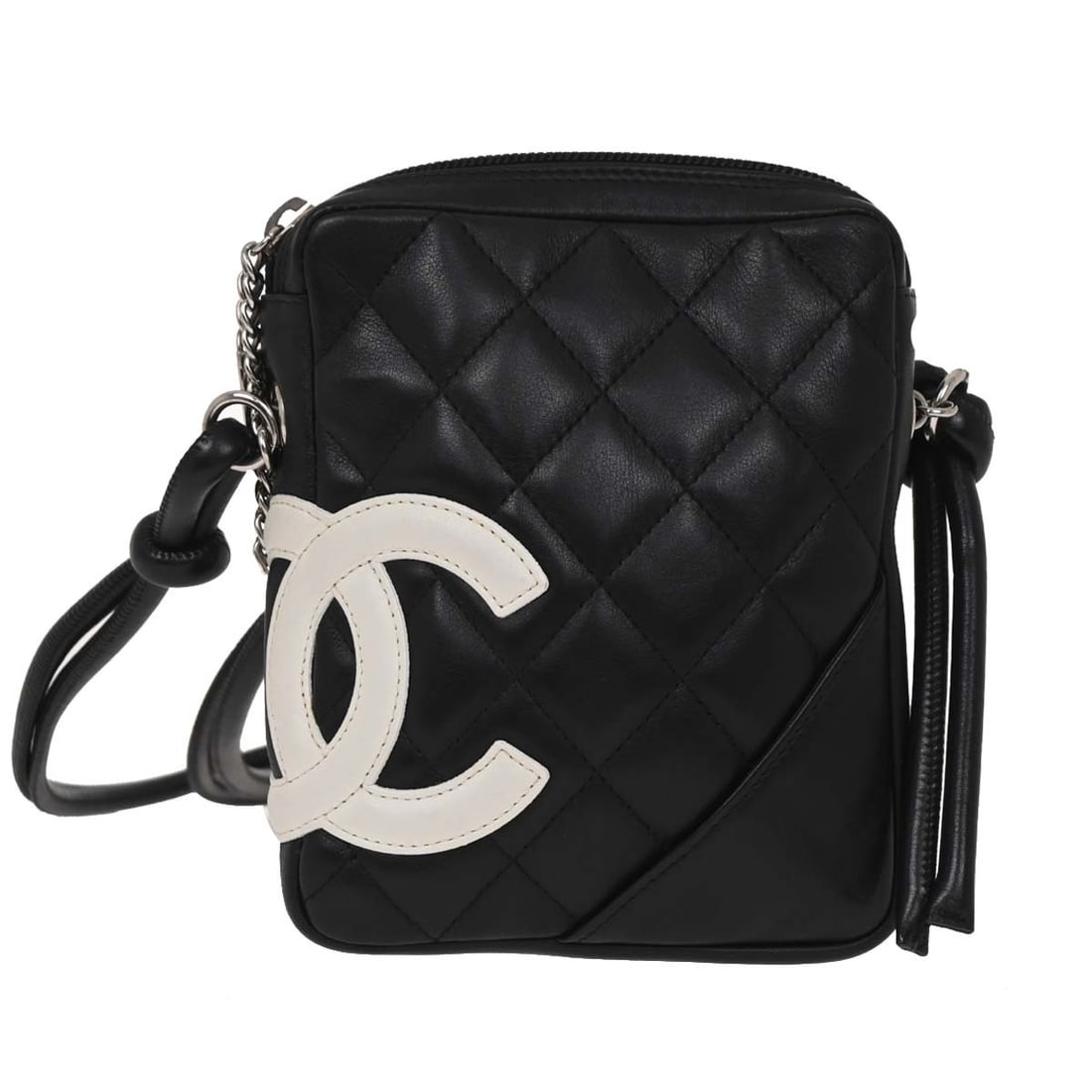 Chanel Cambon Ligne Small Black Quilted Calfskin Crossbody Bag (1 of 9)