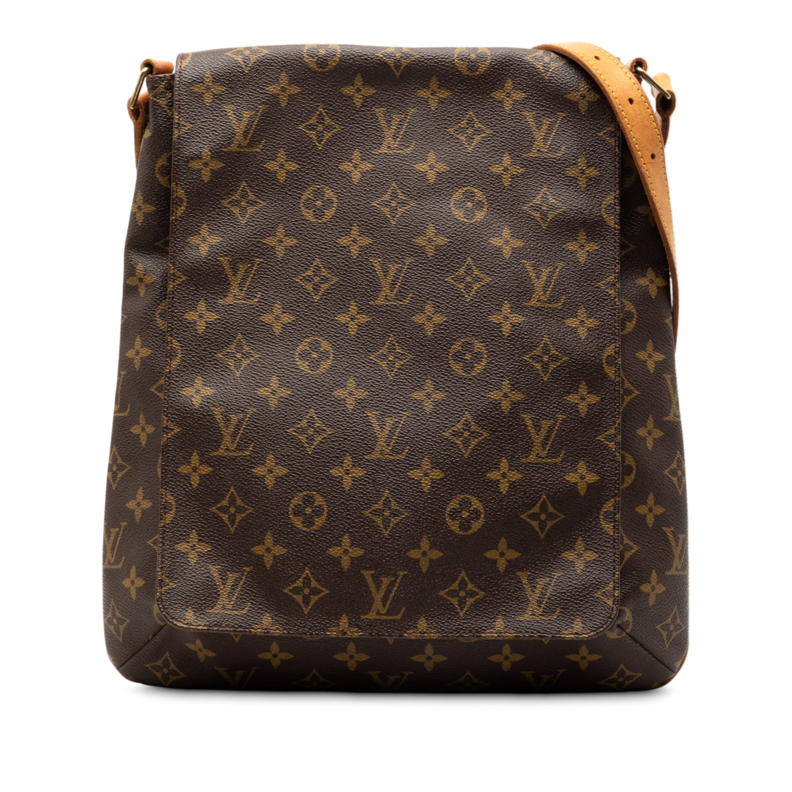 Louis Vuitton Musette Salsa GM Shoulder Bag Monogram Canvas with Vachetta Strap (1 of 9)