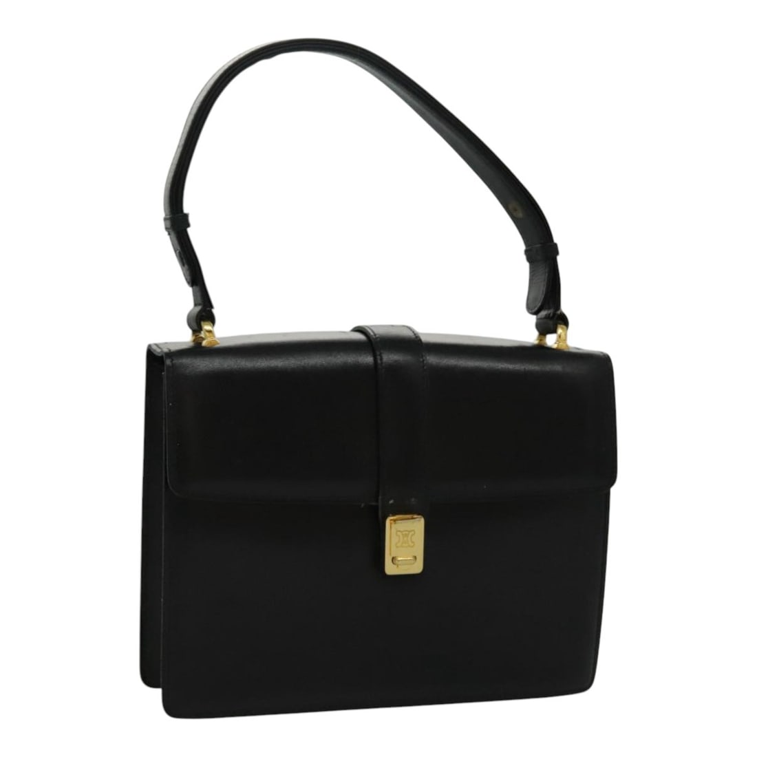 Black Leather Celine Shoulder Bag for Women: Black Leather Celine Shoulder Bag for Women This Celine shoulder bag features black leather construction and is designed for women. The bag is crafted in Italy and offers a spacious interior, making i
