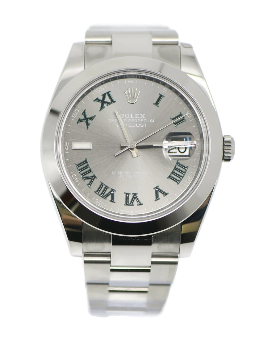 Rolex Datejust 41mm Gray Dial Automatic Watch With Box and Papers 126300 (1 of 6)