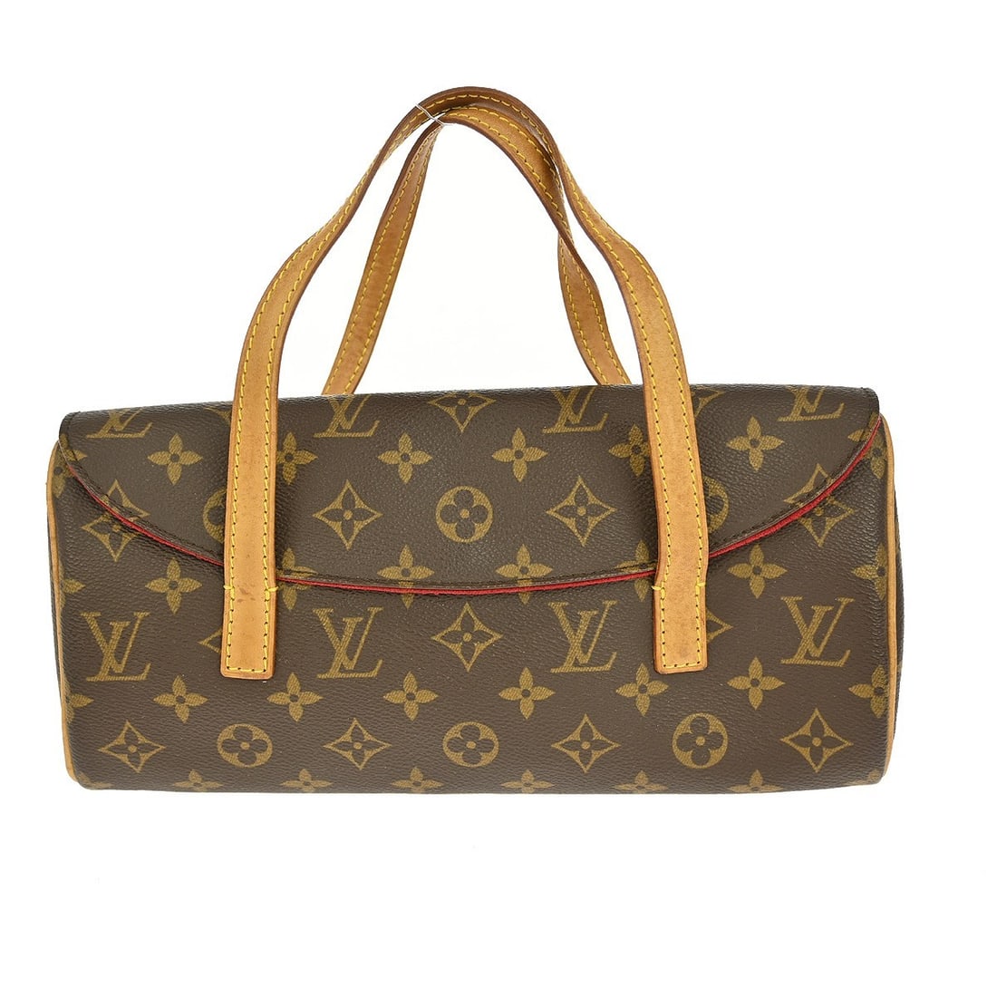 Louis Vuitton Sonatine Canvas Brown Handbag 29cm by 15cm by 6cm: Louis Vuitton Sonatine Canvas Brown Handbag 29cm by 15cm by 6cm The Louis Vuitton Sonatine Handbag features the iconic monogram canvas in a brown color. Designed for women, it measures 29cm x 15cm x 6
