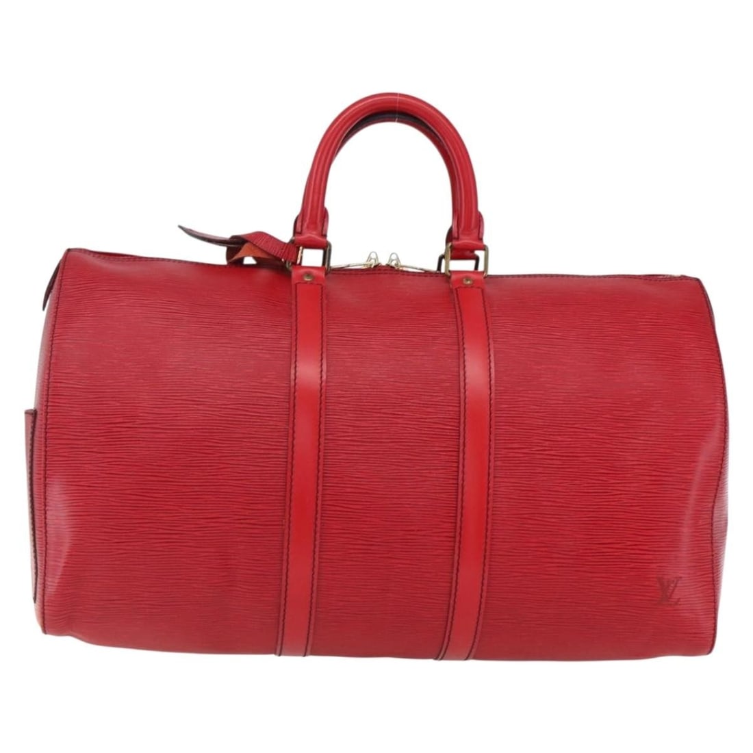 Unisex Red Epi Leather Louis Vuitton Keepall Duffel 47cm (1 of 18)