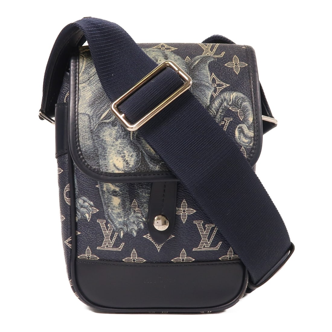 LOUIS VUITTON Savannah Blue Monogram Messenger BB Shoulder Bag M54246 (1 of 12)