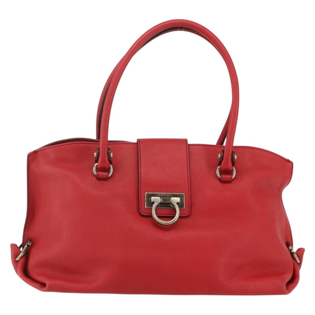 Red Leather Tote Bag Soft Sofia by Salvatore Ferragamo (1 of 18)