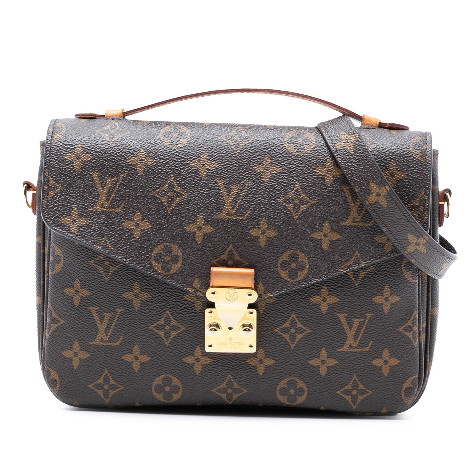 Louis Vuitton Pochette Metis Monogram Canvas Shoulder Bag with S-Lock (1 of 7)