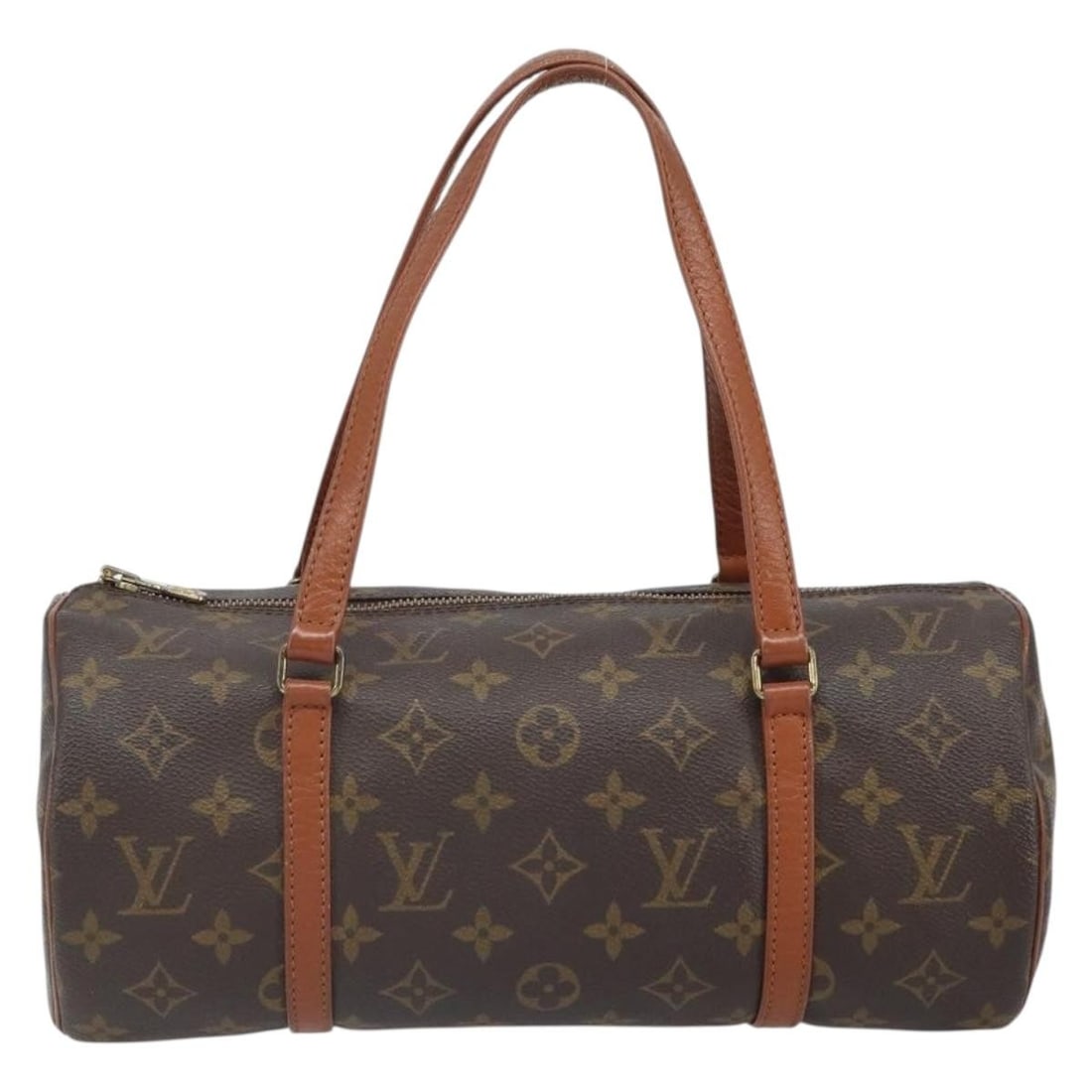 Louis Vuitton Papillon Brown Canvas Handbag 30cm x 15cm x 15cm: Louis Vuitton Papillon Brown Canvas Handbag 30cm x 15cm x 15cm Louis Vuitton Papillon handbag crafted from monogram canvas in brown, designed for women. The bag features leather handles and metal fitt