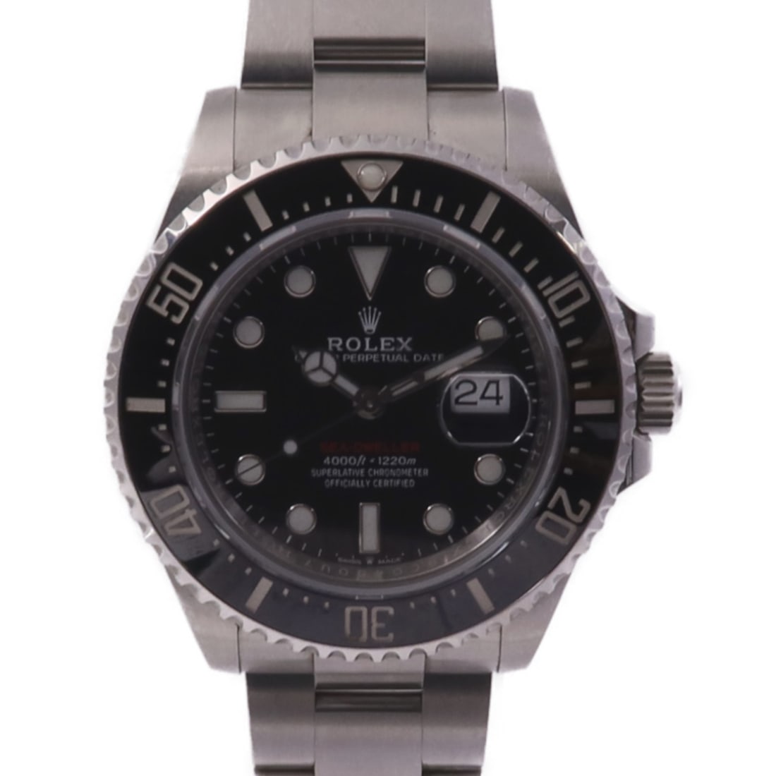 Rolex Sea-Dweller 126600 Stainless Steel Automatic Men's Wristwatch Black Dial (1 of 15)