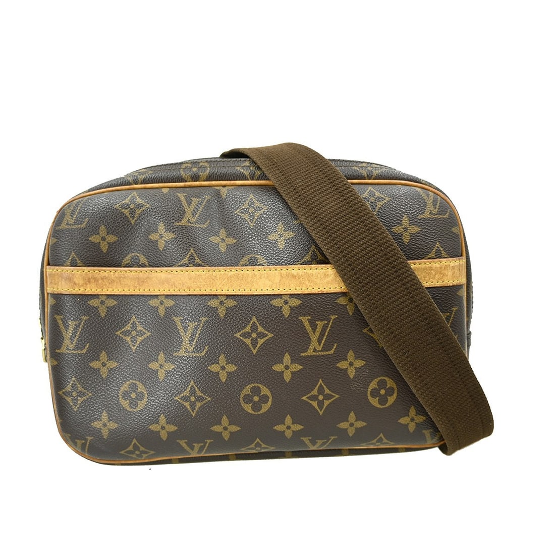Louis Vuitton Reporter PM Monogram Canvas Small Shoulder Bag M45254 (1 of 7)