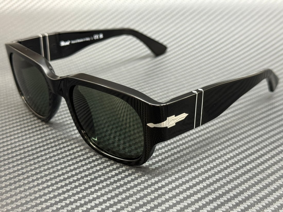 Persol PO3380S 95 31 Black Green 55mm Sunglasses with Authenticity Certificate (1 of 5)