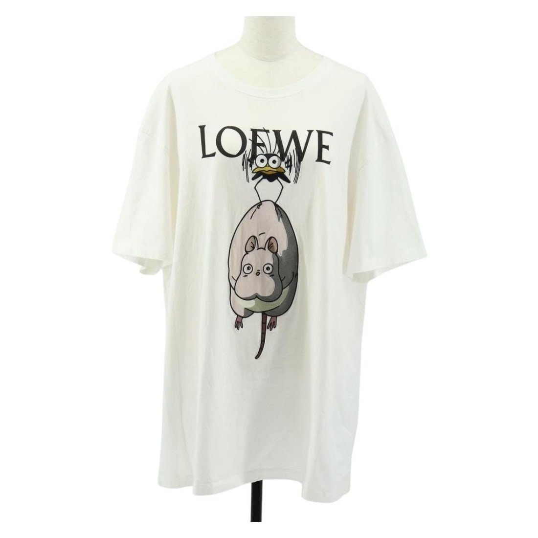 Studio Ghibli Boh Mouse White Cotton T-Shirt by Loewe (1 of 7)