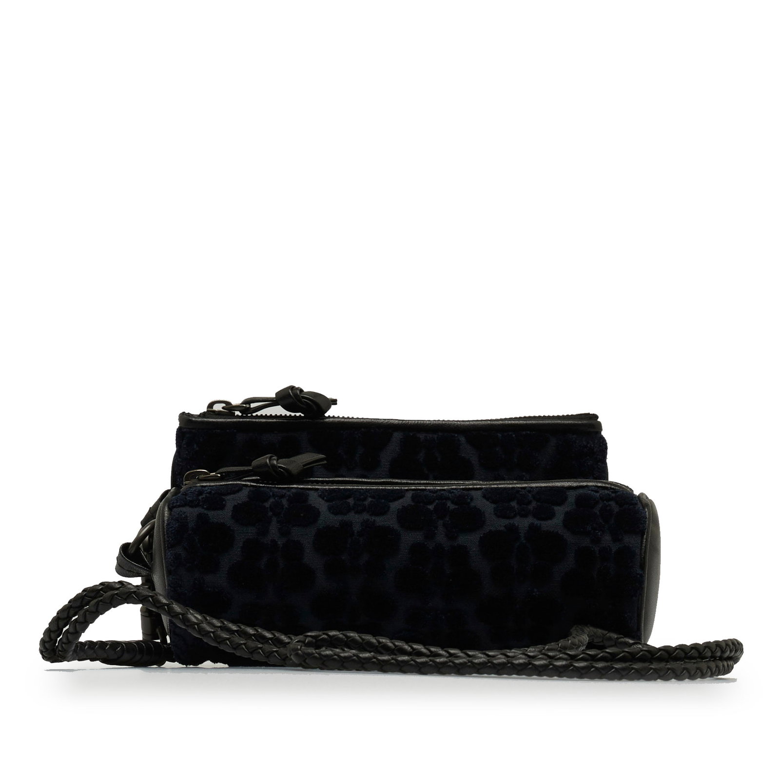 Bottega Veneta Blue Velvet Multi-Pouch Butterfly Crossbody Bag (1 of 10)