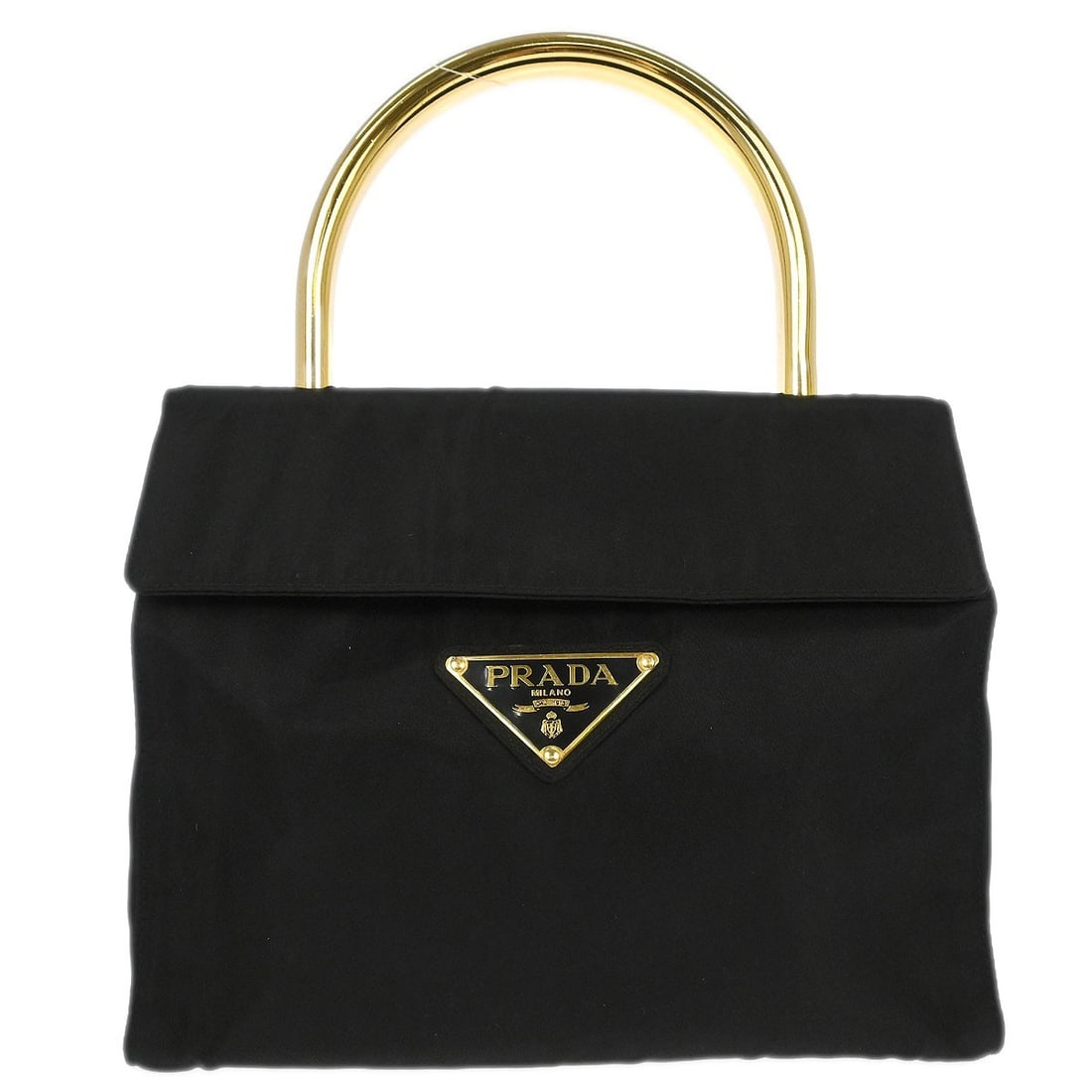 Prada B4066 Medium Black Nylon Top Handle Bag for Women (1 of 11)