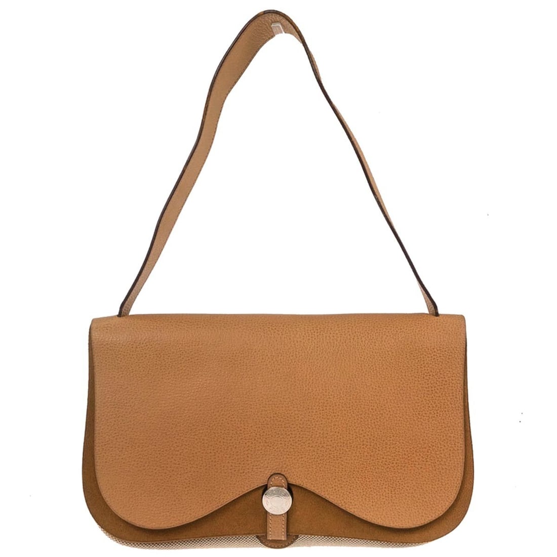 Sac Colorado MM Shoulder Bag in Vache Liegee and Toile by Hermes (1 of 11)