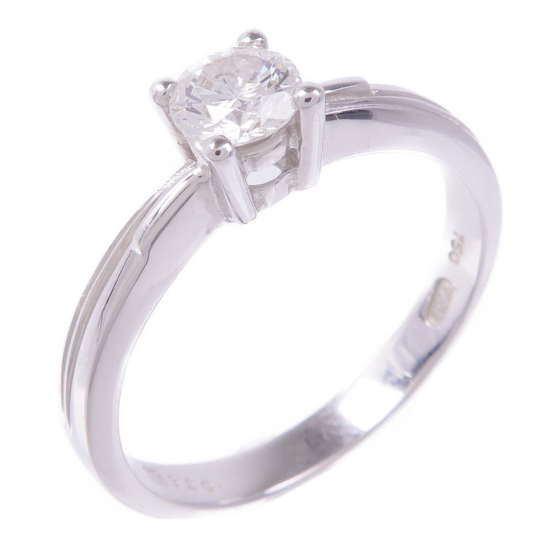 JEWELRY Diamond Ring 18K White Gold Size 6.5 (1 of 8)