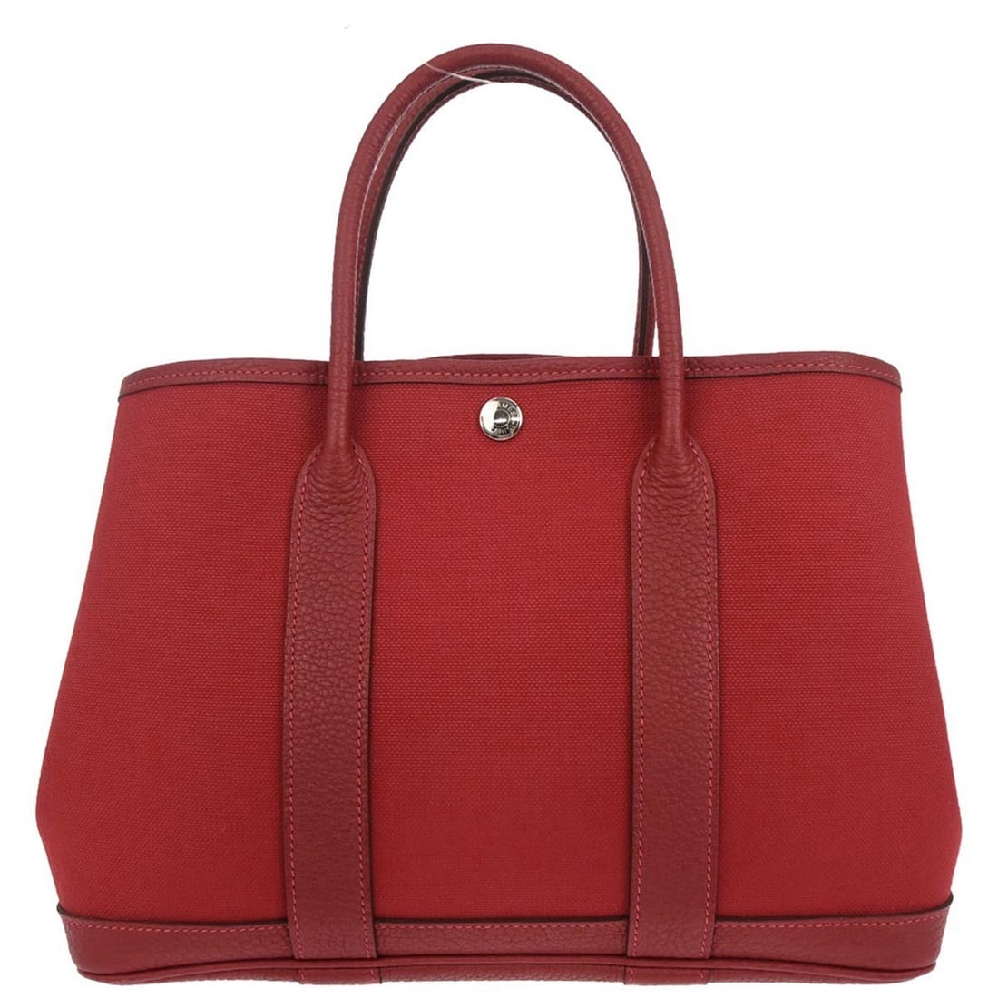 Hermes Garden Party 30 TPM Rouge Grenade Red Leather Tote Bag (1 of 10)