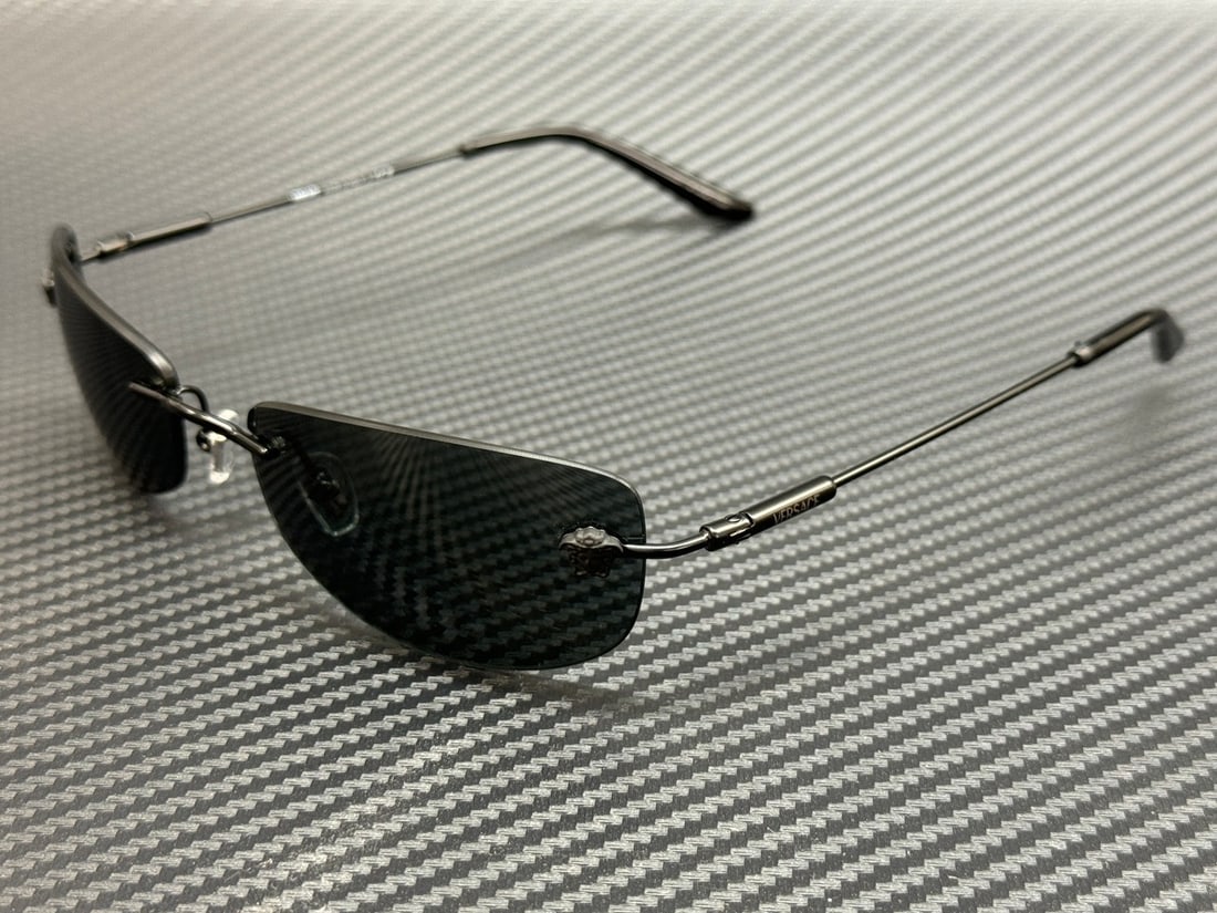 Versace VE2279 143687 Matte Black Grey Men's Sunglasses with Authenticity Certificate (1 of 5)