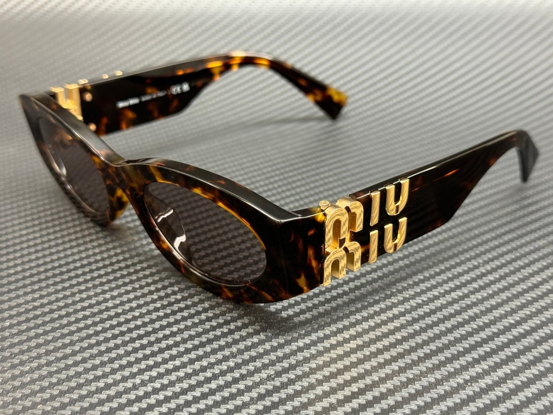 Miu Miu MU 11WS 14L20I Honey Havana Purple Sunglasses with Authenticity (1 of 5)