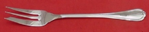 Christofle Oceana Sterling Silver 3-Tine Salad Serving Fork 10" (1 of 2)
