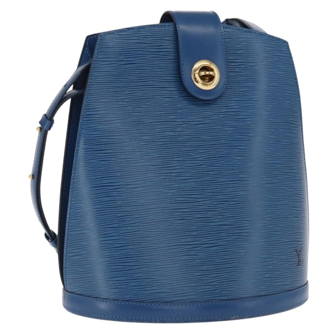 Blue Epi Leather Cluny Shoulder Bag by Louis Vuitton M52255: Blue Epi Leather Cluny Shoulder Bag by Louis Vuitton M52255 This Louis Vuitton Epi Cluny shoulder bag features blue Epi leather and is designed for everyday use. The bag includes a structured silhouet