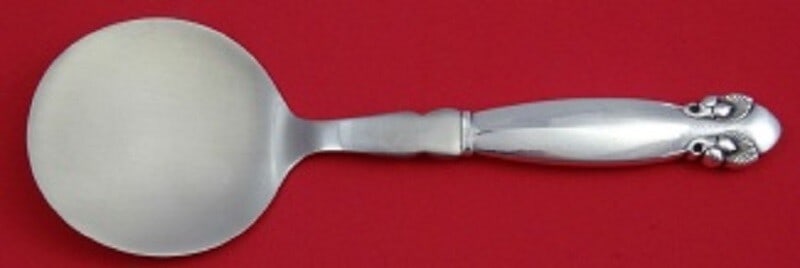 Georg Jensen Bittersweet Sterling Silver Tomato Server 7 3/4" (1 of 1)