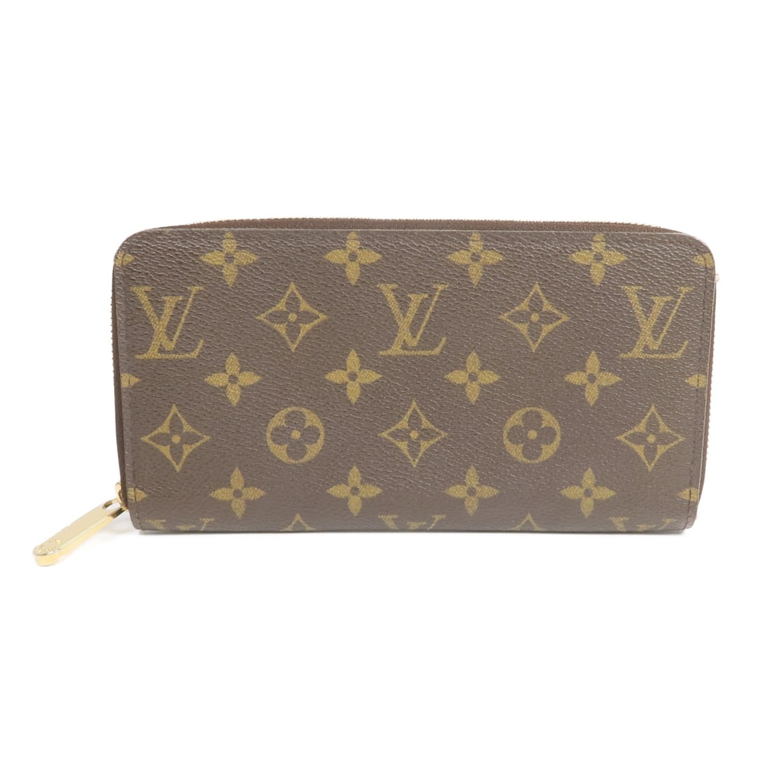 Louis Vuitton Monogram Zippy Wallet Brown PVC Canvas Gold Hardware M42616: Louis Vuitton Monogram Zippy Wallet Brown PVC Canvas Gold Hardware M42616 This Louis Vuitton Zippy long wallet features the iconic Monogram pattern in brown PVC coated canvas. Designed for women, it o