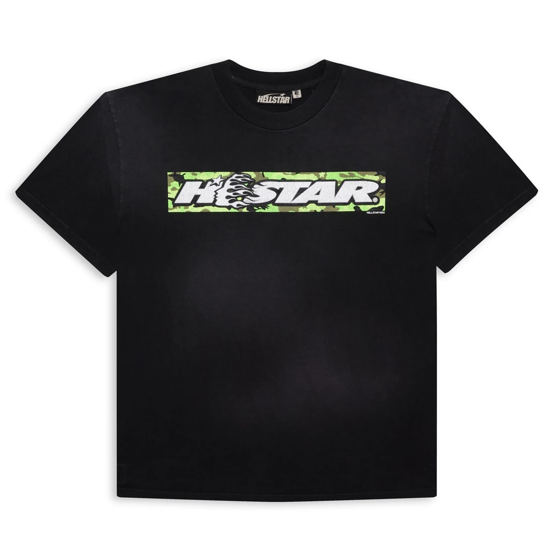 Black Medium Hellstar T-shirt with Box Logo Design (1 of 2)