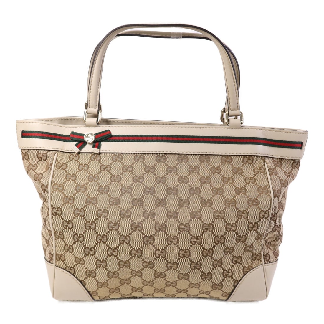 Gucci GG Canvas Brown Tote with Gold Hardware 257061: Gucci GG Canvas Brown Tote with Gold Hardware 257061 This GUCCI GG tote bag features a beige GG canvas exterior with brown accents. Designed for women, it offers a spacious interior suitable for every